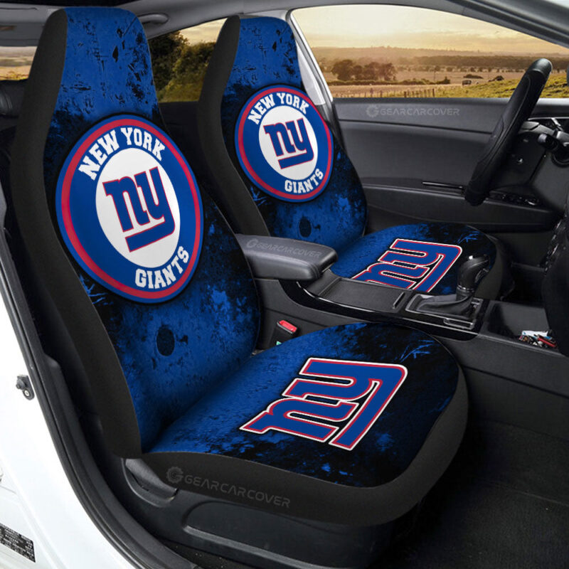 New York Giants Car Seat Covers Custom Car Accessories