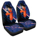 New York Giants Car Seat Covers Goku Car Accessories For Fans
