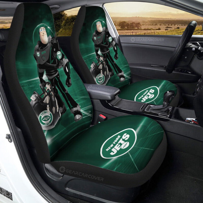 New York Jets Car Seat Covers Buzz Lightyear Car Accessories For Fan