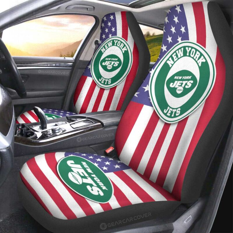 New York Jets Car Seat Covers Custom Car Decor Accessories