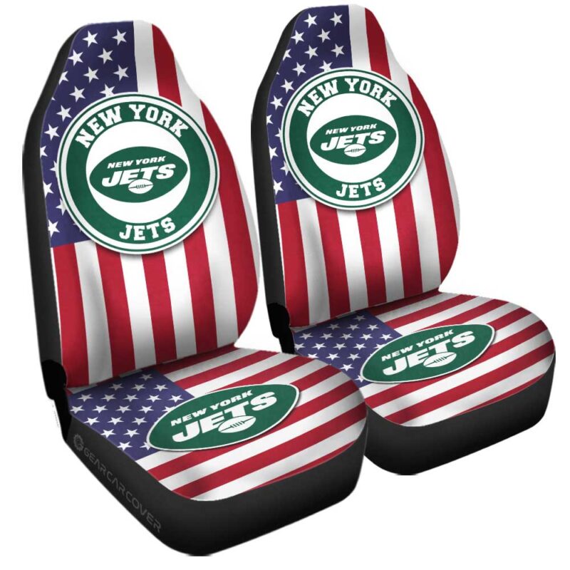 New York Jets Car Seat Covers Custom Car Decor Accessories