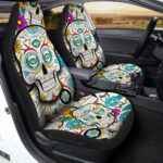 New York Jets Car Seat Covers Custom Sugar Skull Car Accessories