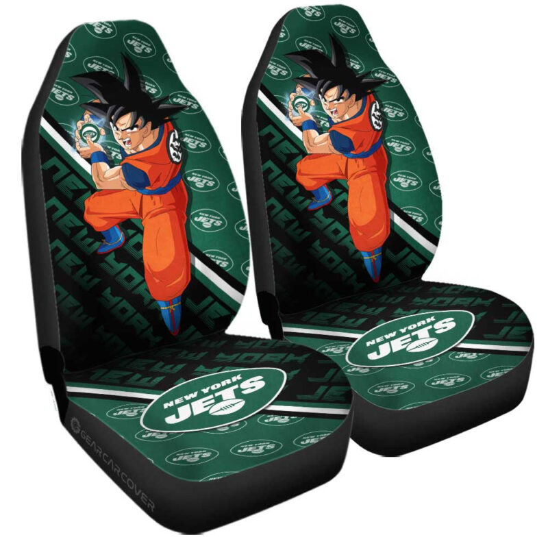 New York Jets Car Seat Covers Goku Car Accessories For Fans
