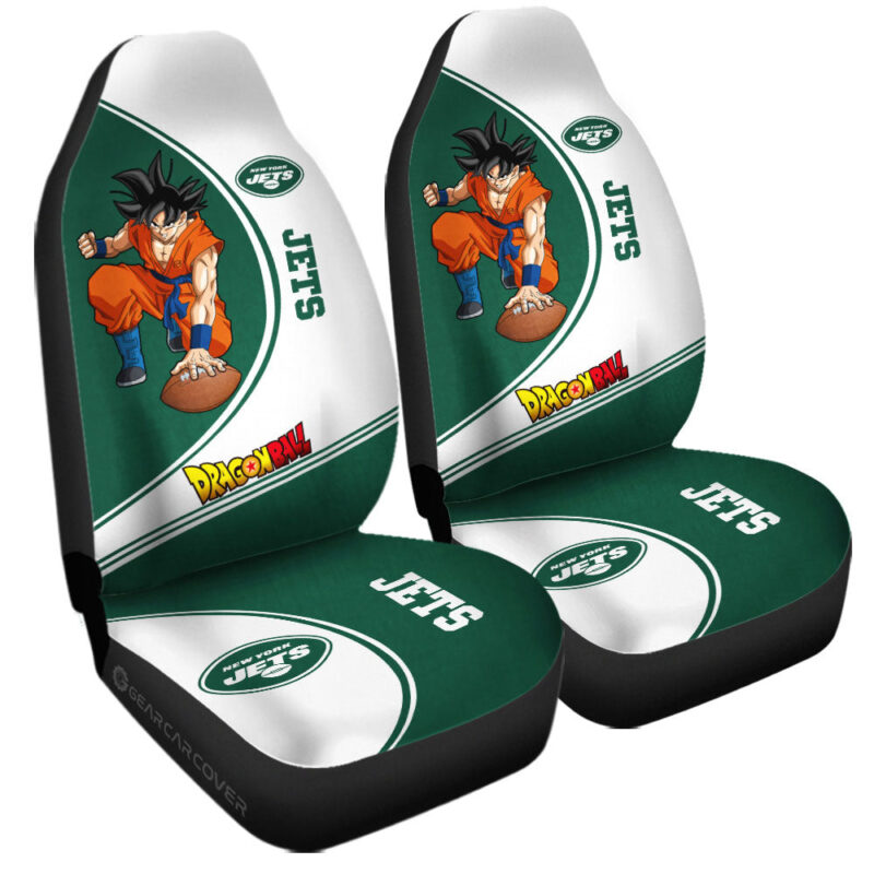 New York Jets Car Seat Covers Goku Car Accessories For Fans