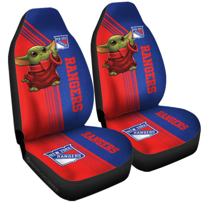 New York Rangers Car Seat Covers Baby Yoda Car Accessories