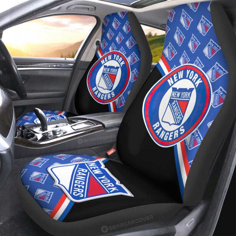 New York Rangers Car Seat Covers Custom Car Accessories For Fans