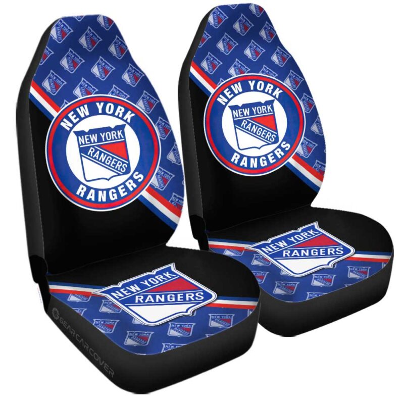 New York Rangers Car Seat Covers Custom Car Accessories For Fans