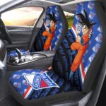 New York Rangers Car Seat Covers Goku Car Decorations For Fans