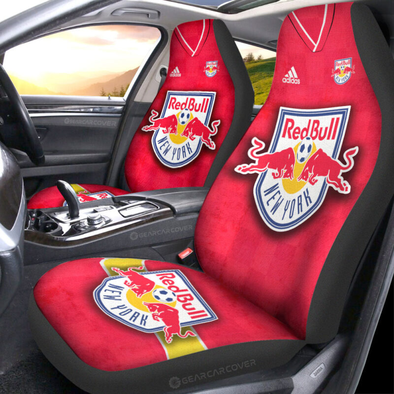 New York Red Bulls Car Seat Covers Custom Car Accessories For Fans