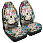 New York Red Bulls Car Seat Covers Custom Sugar Skull Car Accessories