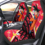 New York Red Bulls Car Seat Covers Goku Car Accessories For Fans
