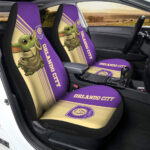 Orlando City SC Car Seat Covers Baby Yoda Car Accessories