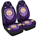 Orlando City SC Car Seat Covers Custom Car Accessories For Fans