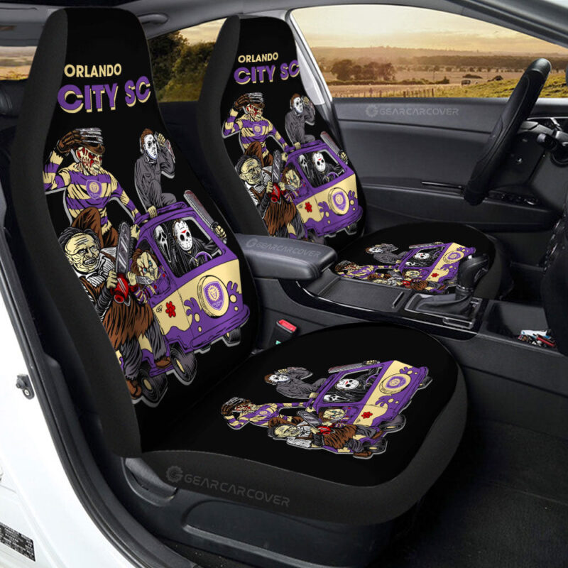 Orlando City SC Car Seat Covers Custom Car Accessories