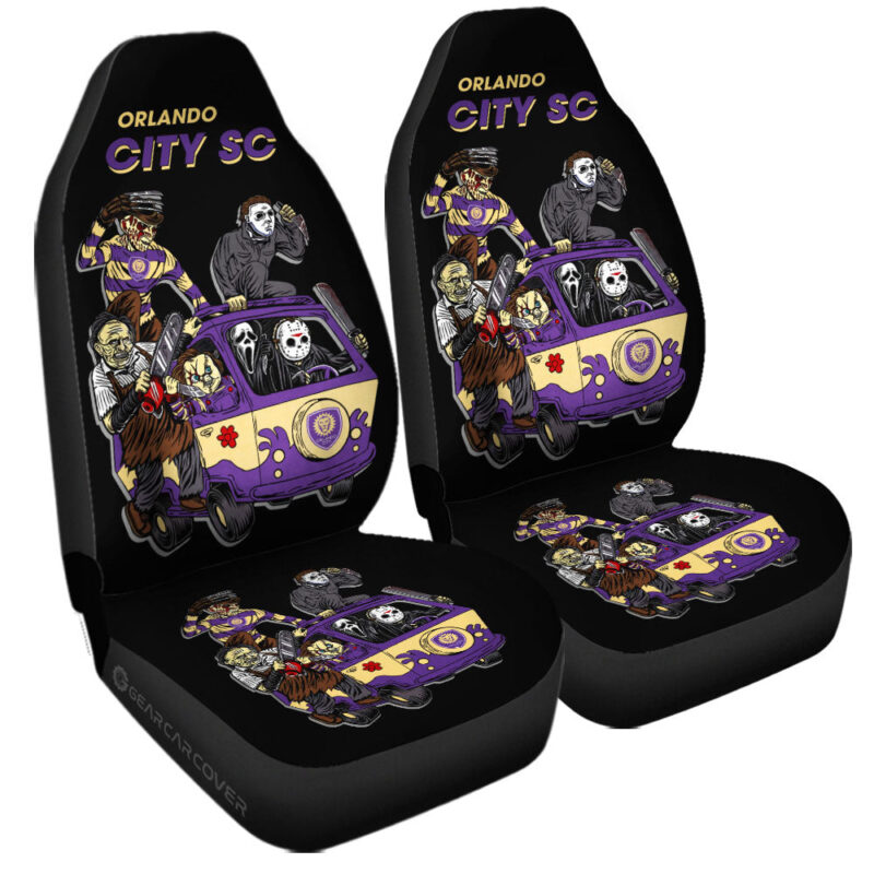 Orlando City SC Car Seat Covers Custom Car Accessories