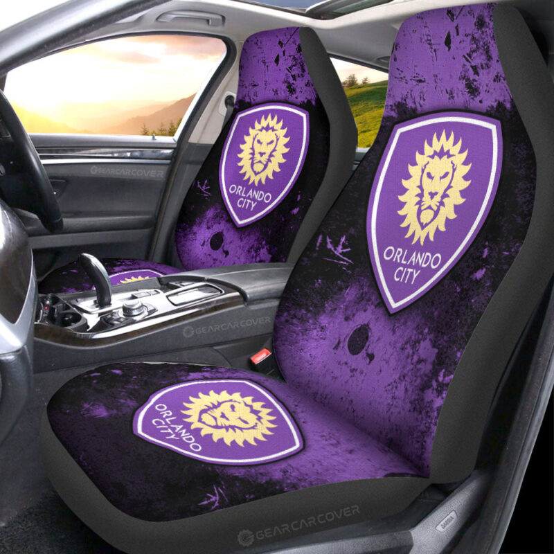 Orlando City SC Car Seat Covers Custom Car Accessories