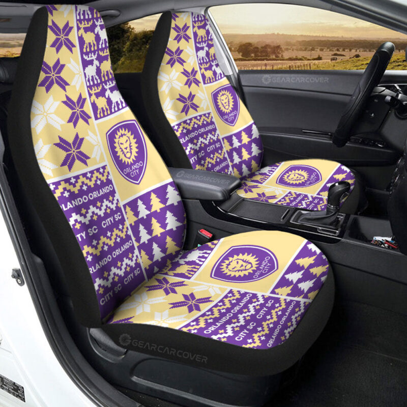 Orlando City SC Car Seat Covers Custom Ugly Style Car Accessories