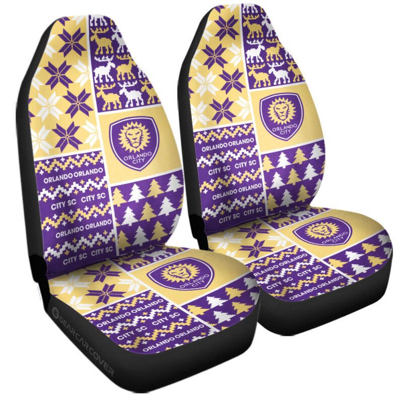 Orlando City SC Car Seat Covers Custom Ugly Style Car Accessories
