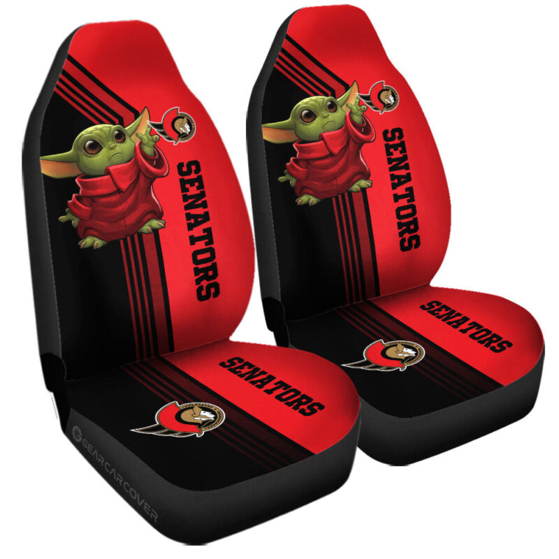 Ottawa Senators Car Seat Covers Baby Yoda Car Accessories
