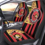 Ottawa Senators Car Seat Covers Custom US Flag Style