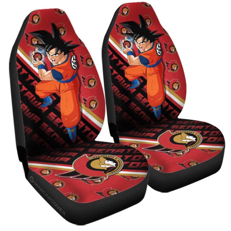 Ottawa Senators Car Seat Covers Goku Car Decorations For Fans