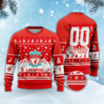 Personalized Liverpool Q8 Ugly Christmas Sweater