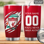 Personalized Liverpool V2 Stainless Tumbler 20oz 30oz Cup