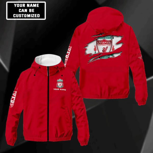Personalized Liverpool Windproof Rush Jacket