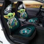 Philadelphia Eagles Car Seat Covers Baby Yoda Car Accessories For Fan