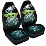 Philadelphia Eagles Car Seat Covers Baby Yoda Car Accessories For Fan