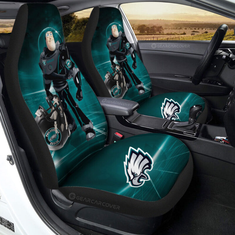 Philadelphia Eagles Car Seat Covers Buzz Lightyear Car Accessories For Fan