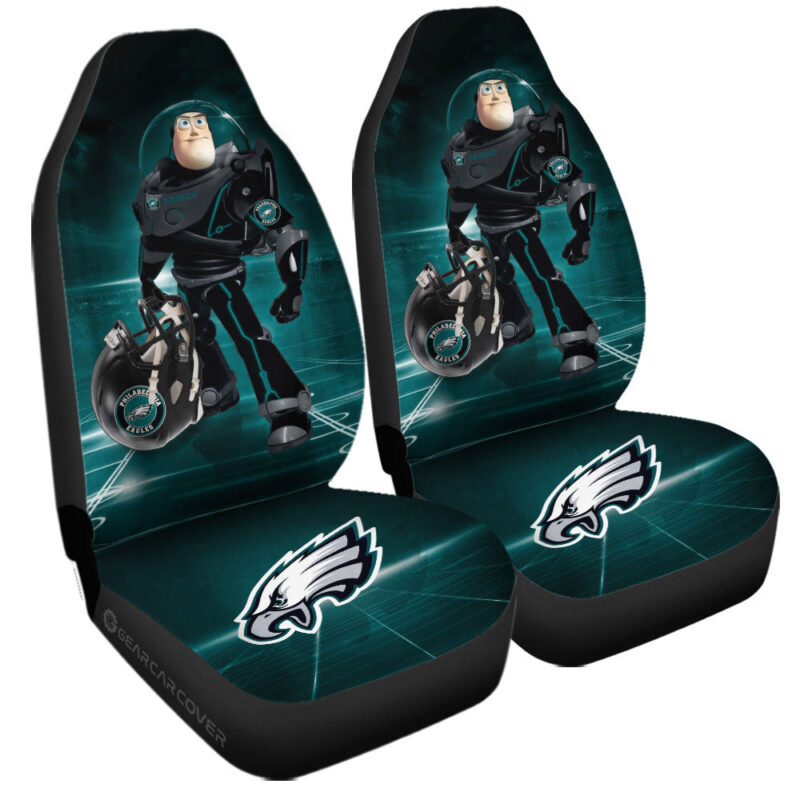 Philadelphia Eagles Car Seat Covers Buzz Lightyear Car Accessories For Fan