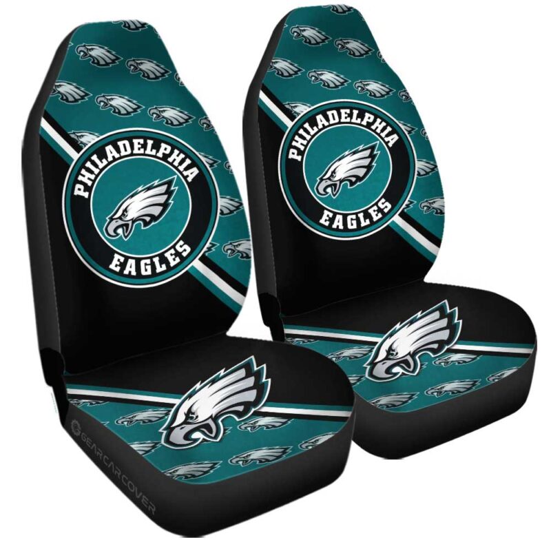 Philadelphia Eagles Car Seat Covers Custom Car Accessories For Fans