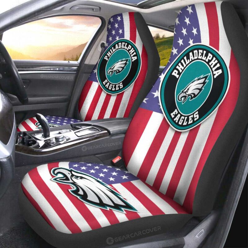 Philadelphia Eagles Car Seat Covers Custom Car Decor Accessories