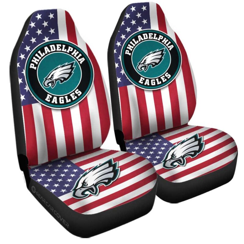 Philadelphia Eagles Car Seat Covers Custom Car Decor Accessories
