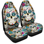 Philadelphia Eagles Car Seat Covers Custom Sugar Skull Car Accessories