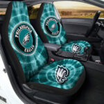 Philadelphia Eagles Car Seat Covers Custom Tie Dye Car Accessories