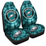 Philadelphia Eagles Car Seat Covers Custom Tie Dye Car Accessories