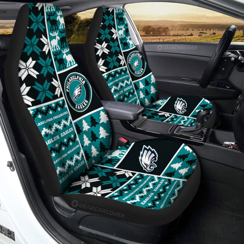 Philadelphia Eagles Car Seat Covers Custom Ugly Style Car Accessories