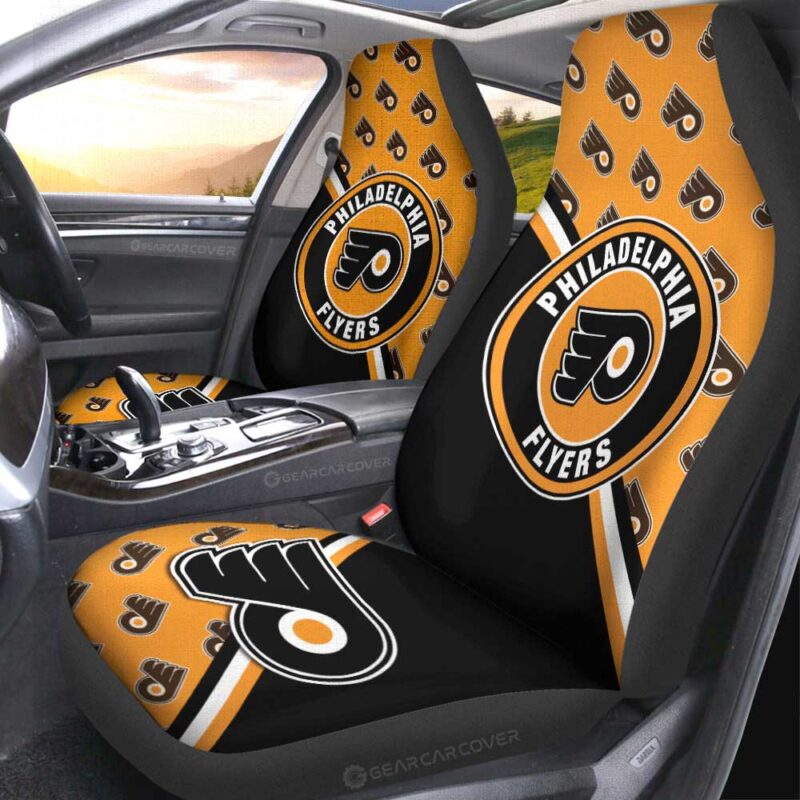 Philadelphia Flyers Car Seat Covers Custom Car Accessories For Fans