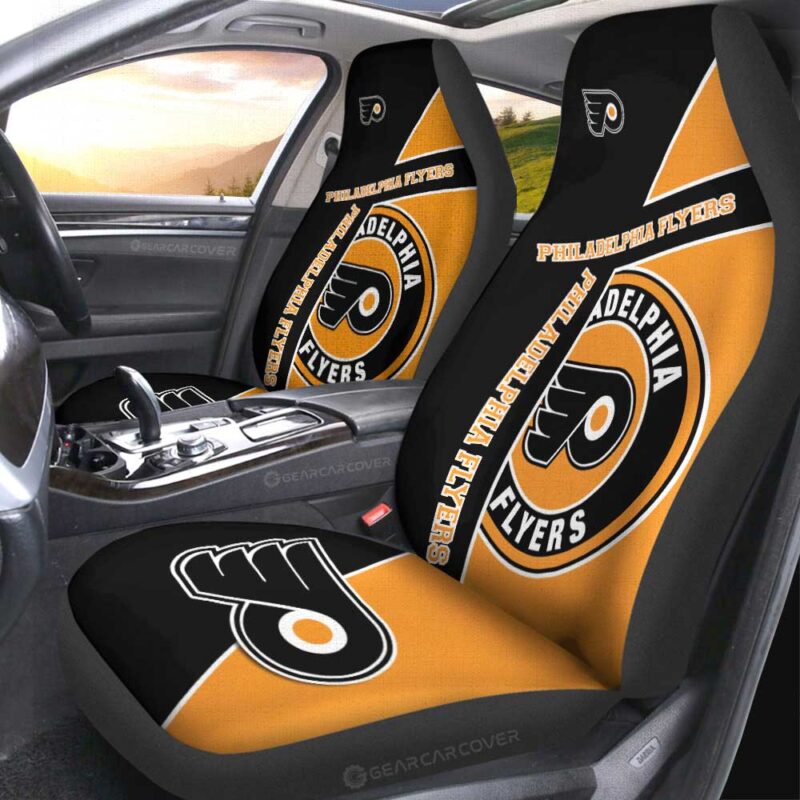 Philadelphia Flyers Car Seat Covers Custom Car Decorations For Fans