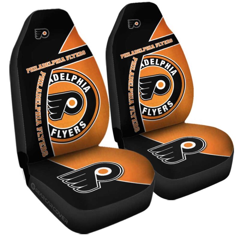Philadelphia Flyers Car Seat Covers Custom Car Decorations For Fans
