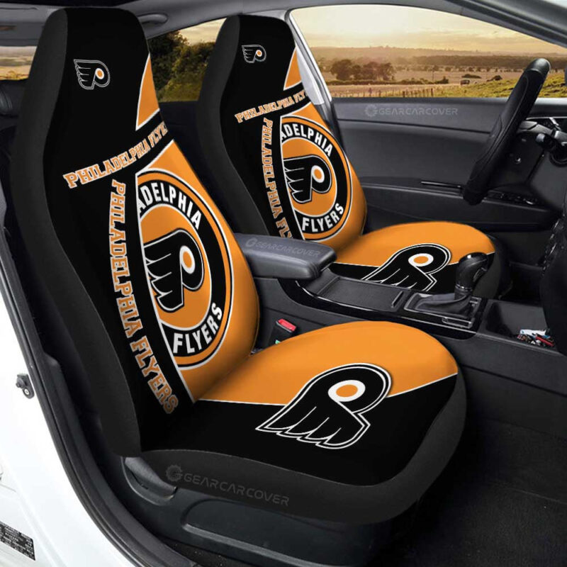 Philadelphia Flyers Car Seat Covers Custom Car Decorations For Fans