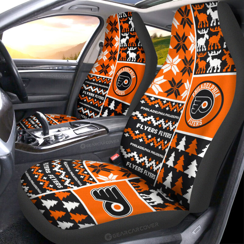 Philadelphia Flyers Car Seat Covers Custom Ugly Style Car Accessories