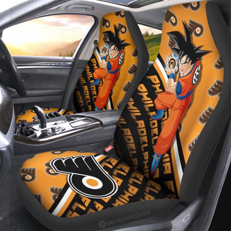 Philadelphia Flyers Car Seat Covers Goku Car Decorations For Fans