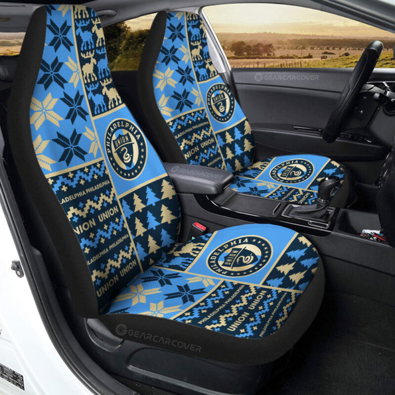 Philadelphia Union Car Seat Covers Custom Ugly Style Car Accessories