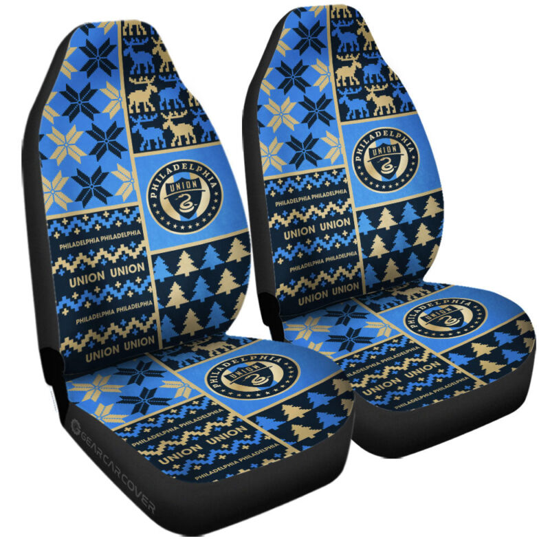 Philadelphia Union Car Seat Covers Custom Ugly Style Car Accessories