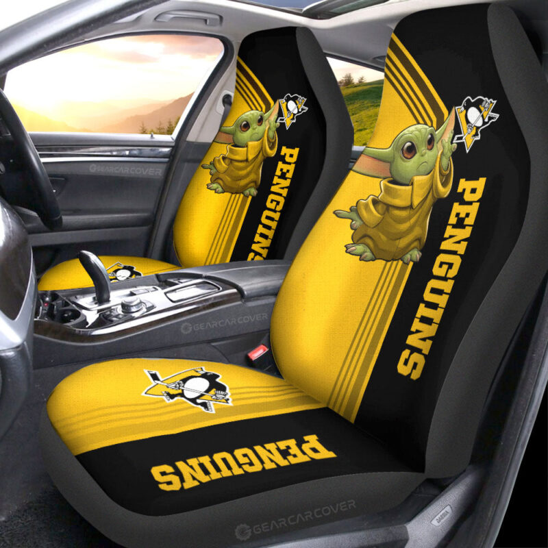 Pittsburgh Penguins Car Seat Covers Baby Yoda Car Accessories