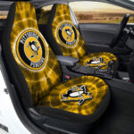 Pittsburgh Penguins Car Seat Covers Custom Tie Dye Car Accessories