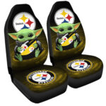 Pittsburgh Steelers Car Seat Covers Baby Yoda Car Accessories For Fan